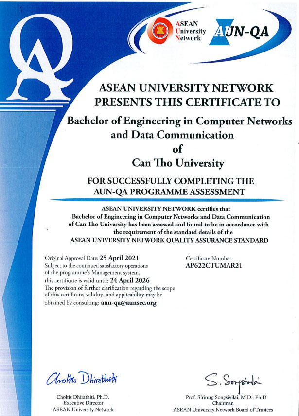 Chứng nhận AUN